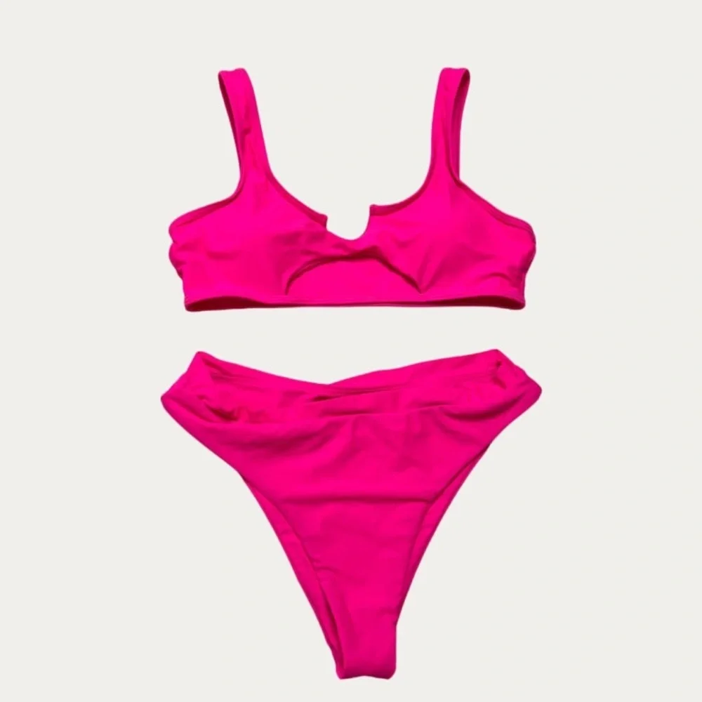 Women’s‎ swimwear Bathing Suit Bikini Swimsuit Hot Pink NWOT Size XL